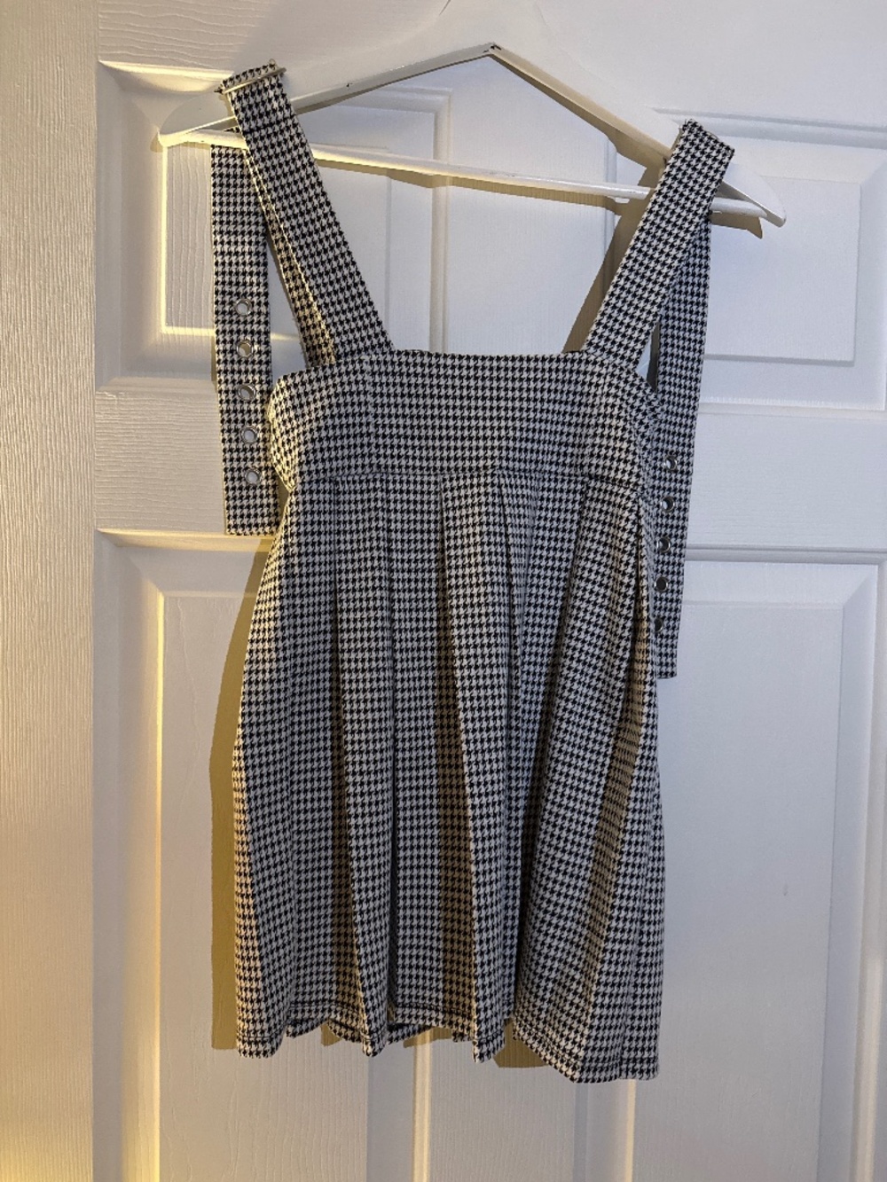 Plaid jumper/skirt